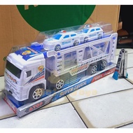 2016 truck Filled with Medium Police Car, children's toy car, police truck, children's transport car