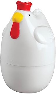 Rooster Microwave Egg Boiler - Quick and Easy High-Protein Breakfast | Cooks Soft, Medium, or Hard B