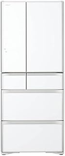 Hitachi R-WXC620KS-XW 474L 6 Door Fridge, 3 Ticks, White