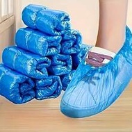 100-Pair Pack Disposable Shoe Covers - Non- High Quality Booties, One-Time Use Foot Protectors For H