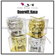 Doorgift Kaca Bulat Rose| Cawan Doorgift Gold Emas/ SIlver| Glassware Doorgift| Doorgift VIP| GIft M