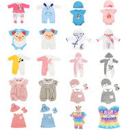 Suitable For 16 To 18 Inches/40.6 To 45.7 Cm Toy Reborn Doll Dress 20 Styles Suitable As Children's 