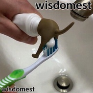 WISDOMEST Pooping Dog Butt Toothpaste Topper, Bathroom Supplies Dog Poop Toothpaste Squeezer, Funny 