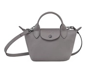 Longchamp 絕版小羊皮 灰 mini