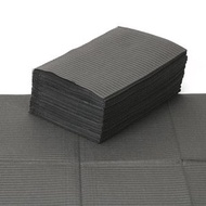 [125片裝] 一次性紋身桌布 美睫桌布 黑色一次性美甲桌墊 [平行進口]