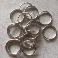 100 2cm keychain rings