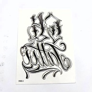 Seni Tato Temporer Temporary Tattoo UNIK Seri HL - Tato Punggung Tangan Dada Lengan Anti Air Tato te