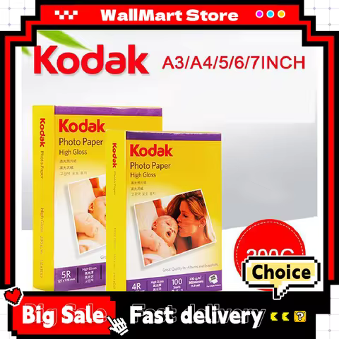 20/100pcs 4R/A4 High-Gloss Photo Paper | Professional Studio-Grade Quality, 20pcs A4 Glossy Photo Pa