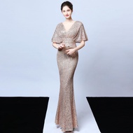 Mystery Store Trendy Evening Dresses Prom Party Evening Dress Pretty Bridesmaid Dress V-neck Long Wo