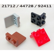 21712 44728 92411 1x2/2x2 Steering Side L-Shaped Thin Plate Side Flat Bracket [Genuine LEGO LEGO Typ