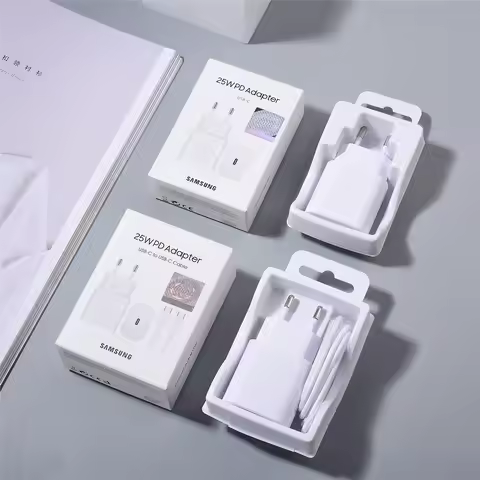 EP-TA800 Samsung EU 25W Super Fast Charger Usb Type C Cargador Adapter For Galaxy A16 A15 A36 A25 M3