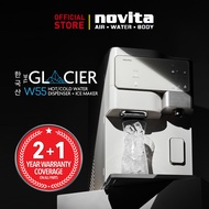 novita The Glacier W55 Hot/Cold RO Water Dispenser + Ice Maker (inc Standard 2 years filter) + 3 Yea