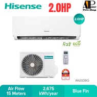 Hisense Standard 2.0HP R32 Aircond 3 Star Non-Inverter/4 Star Inverter