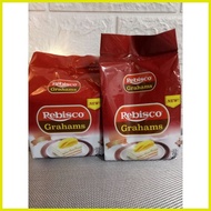 ◳ ◶ ☃ REBISCO GRAHAMS net wt. 200 G.   HONEY SWEETENED GRAHAM CRACKERS 20 PCS PER PACK