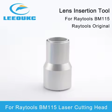 LEEOUKC Raytools Original Laser Lens Insertion Tool BM115 D48H80mm For Raytools BM115 Fiber Laser Cu