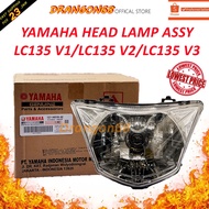 HEAD LAMP LC135 V1 /V2 / V3 FRONT HEAD LIGHT ASSY , LAMPU 100% ORIGINAL YAMAHA LC135 NEW