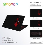 Garskin Sticker Laptop Msi GF75 Thin 9R 9RCX 9S 9SC 10S 10SCSR 10SDR