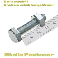 5 pcs M8x35 Bolt Nuts (13 Key) White / M8x35 Nut Bolts / Wholesale Bolt Nuts