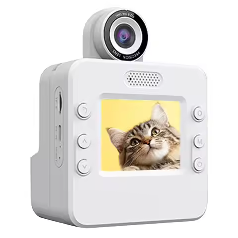L93A-New Kids Instant Print Camera 1080P Portable Thermal Printer Featuring 2.4-Inch Display Screen