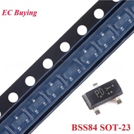 10/5pcs BSS84 SOT-23 SOT23 P-channel MOS (Field Effect Transistor) IC Chip New Original