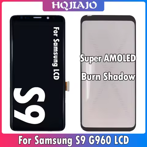 Super AMOLED With Burn Shadow LCD For Samsung S9 G960 G960F LCD Display Touch Screen Digitizer For S