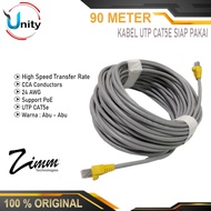 90M Cat 5e UTP LAN Cable Ready-to-Use CAT5e UTP LAN Cable 90 Meters Long ZimmLink