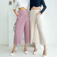 MAFIA - SORAYA PLEATS PANT | Midi pleated skirt pant premium pleated skirt Wanita