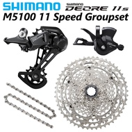 【New】Shimano DEORE M5100 11 Speed groupset 11-51t 4 kit SL/RD/CS-M5100 HG601