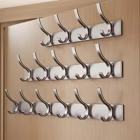 Clothes Hook Bathroom Towel Hanger Hook Wall Hook Adhesive Wall Hook No Punching Required Hanging Ho