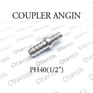 PH 40 COUPLER - PH40 COUPLER - COMPRESSOR AIR HOSE CONNECTION - MALE COMPRESSOR P40
