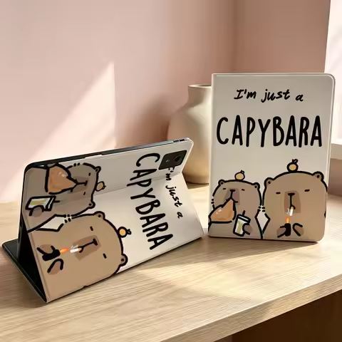Cute fun capybara patterns Soft For Lenovo Xiaoxin Lenovo Tab Pad Pro Plus K11 P12 M10 Legion Y900 Y