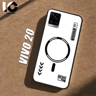 HP Casing VIVO V20 Softcase VIVO V2025 V2024 Glossy Case Shiny Glass Casing Protective Mobile Phone 