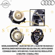 AUDI A6 '08 ( 4F ) / AUDI R8 '06 BLOWER MOTOR 8EW-351-151-054 ( RC ) WITH DENSO CZ246810-5840 / 4FO 