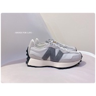 --NEW BALANCE 327 MS327WE Extreme Gray White Sesame Milk