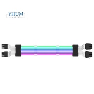 ARGB Power Supply Extension Cable Cord Motherboard RGB Extension Cable for Computer