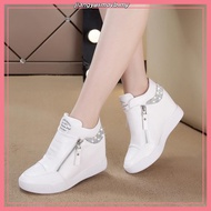 Women Internal Increasing Heel Shoes Student Black White Women Causal Shoes