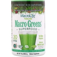 Macrolife Naturals, Macro Greens, Superfood, 10 oz (283.5 g)