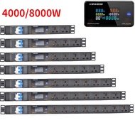 Multifunctional digital display meter PDU power distribution unit large spacing socket, no power ext