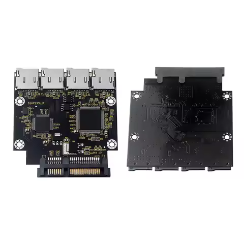 New 4 Micro SD TF Card to 22pin SATA adapter card 2.5" hdd enclosure with RAID 0 Multi TF cards to S