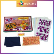 [Lê Dư] Hộp Lô Tô Cao Cấp Nhựa Melamine Loại Xịn Cờ Loto 90 Số Giải Trí Đồ Chơi Xả Stress Lotto