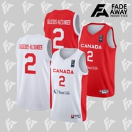 GILGEOUS-ALEXANDER 2 CANADA BASKETBALL JERSEY