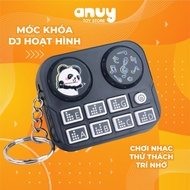 DJ music playing keychain according to stress relief instructions