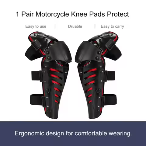 Men's Motocross Enduro Knee Guards for Man D3O Motorcyclist Protection Breathable Racing Gear Safety