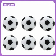 [npyddh] 6 Pieces Standard Size 28 Mm Foosball Ball Colorfast Game Accessory Easy to Install