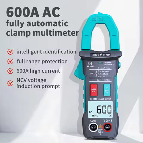 ZOYI ZT-QB1 Digital Bluetooth Multimeter Clamp Meter 4000 Count True RMS DC/AC Voltage Tester AC Cur