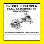 Push To Open PTO Automatic Open Cabinet Spoon Hinge