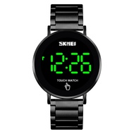 SKMEI 1550 Jam Tangan Digital Layar Sentuh + LED Luminous Anti Air Model Gesper untuk Pria