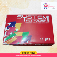 Summit File Folder White Folder 11pts Short / Long 100pcs 1 ream