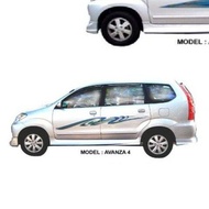 TOYOTA AVANZA CAR BODY STICKER DECAL PELEKAT KERETA - ( 1 Pair )