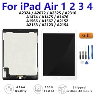 AAA+ OEM LCD For Apple iPad Air 1 2 3 4 2019 2020 A2324 A1474 A1566 A2123 A2072 Touch Screen Digitiz